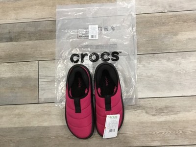 New in Bag-Crocs Classic Puff Moc Moccasin-Dragon Fruit -Women s 10-Men s 8