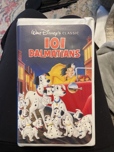 RARE 101 Dalmatians VHS 1263 Walt Disney Classic Black Diamond Edition VHS Tape!