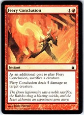 Fiery Conclusion 122 C Ravnica: City of Guilds Magic the Gathering MTG LP