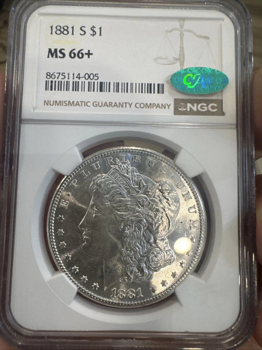 NGC Grade MS 66 1881 Year Morgan US Dollars (1878-1921) for sale NGC Grade MS 66 1881 Year Morgan US Dollars (1878-1921) for sale