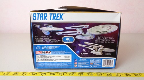 Star Trek USS Enterprise 1701 Refit Model 2020 Polar Lights Snap Wrath of Khan - Picture 5 of 10