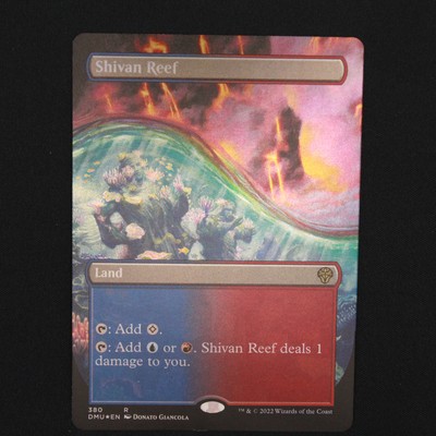 Shivan Reef (Borderless) MTG Dominaria United Rare 380 NM