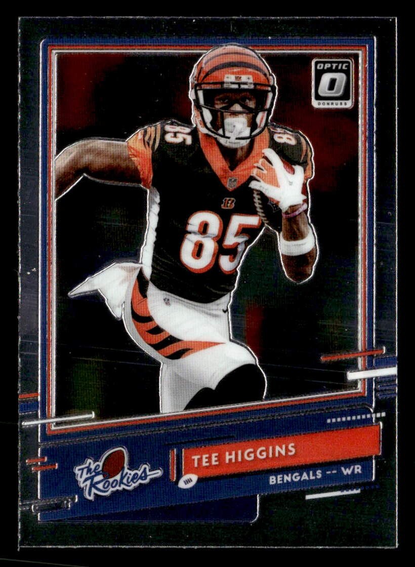 Tee Higgins 2020 Donruss Optic The Rookies Card #TR-TH Cincinnati Bengals