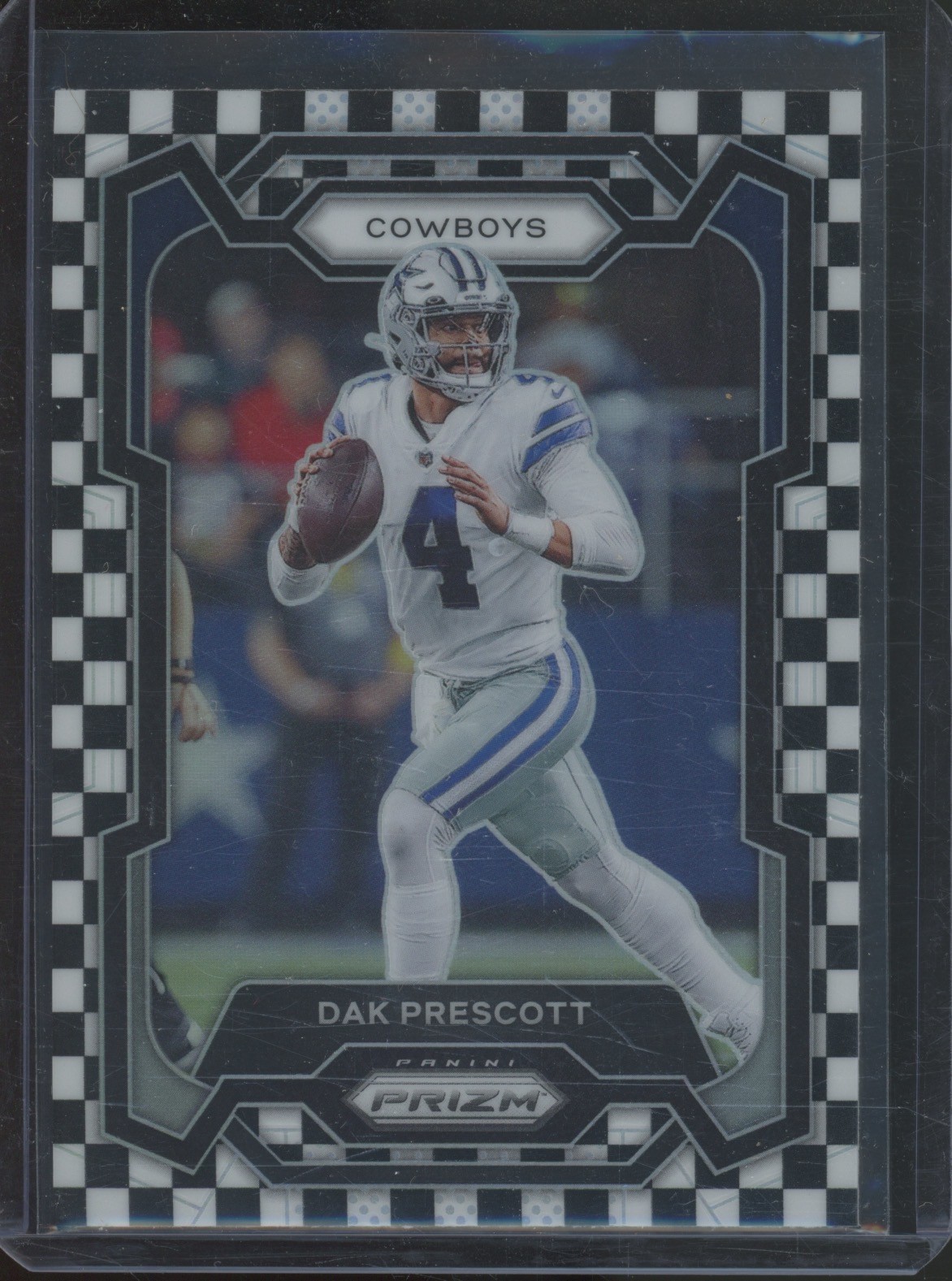 2023 Panini Prizm Black White Checker #73 Dak Prescott 