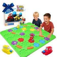 Logic Road Builder Game   STEM Board Game for Kids Ages 4-6 with 200 Chal
