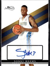 2008-09 Topps Signature  Auto Autograph Sonny Weems /799 Nuggets