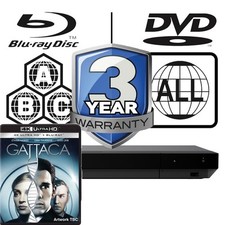 Image of Sony Blu-ray Player UBP-X700K All Zone Code Free MultiRegion 4K & Gattaca UHD