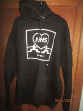 JUST HOODS Hoodie schwarz Gr. XXL. NHS LOGO