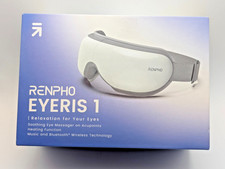 RENPHO Eyeris 1 Electric Eye Massager Heating Bluetooth Music Acupoints BLACK 