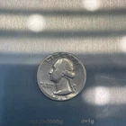 1965 Liberty Quarter struck on Nickel Planchet Lettering, Rare Find!