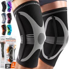 ELITE Knee Brace with Size Stabilizer 2 Pack Knee Brace for Women  Men,