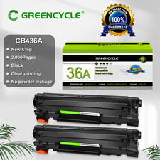 2PK Toner Cartridge for HP LaserJet P1505 P1505n M1522n M1522nf 36A CB436A Black