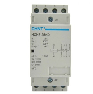 CHINT NCH8-25/40 Modular AC Contactor AC230V 25Amp 4NO #yi