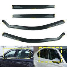 Rain Sun Guard Deflectors Tinted w/ Clips For Skoda Superb MK3 2015-2023 5 Door