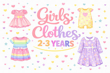 GIRLS CLOTHES CLOTHING - 2-3 YEARS - BUILD A BUNDLE - MULTI LISTING