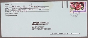 MayfairStamps St. Vincent 1999 Red Plant to Scranton PA Cover aaz_43643
