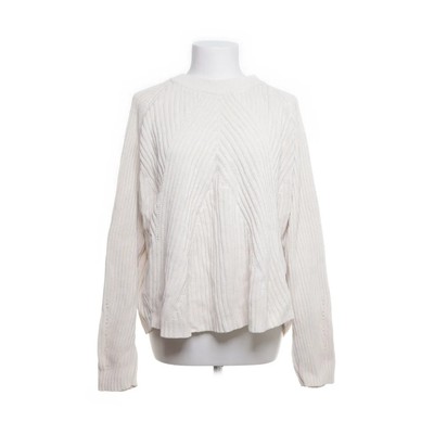 Carin Wester, Strickpullover, Größe: L, Beige, Baumwolle, Streifen #Zwg