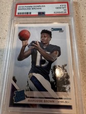 2019 Panini Donruss - Marquise “Hollywood” Brown RC #312 PSA 10 GEM MT!