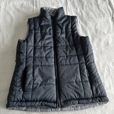 Women’s Toggi  Reversible Blue Gillet Body Warmer Logos Pockets UK 12