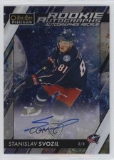 2023-24 O-Pee-Chee Platinum Rookie Cosmic 64/65 Stanislav Svozil #R-SS Auto 1jz3