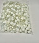 Glass Marbles. 3lbs Of White And Clear For Planters And Other Home Decor.
