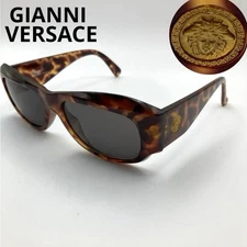 Gianni Versace Sunglasses Medusa Tortoiseshell Pattern MOD 375 COL 869OD