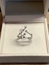 Anello Brillanti G Color per Ct. 0.25 Oro Bianco 18k