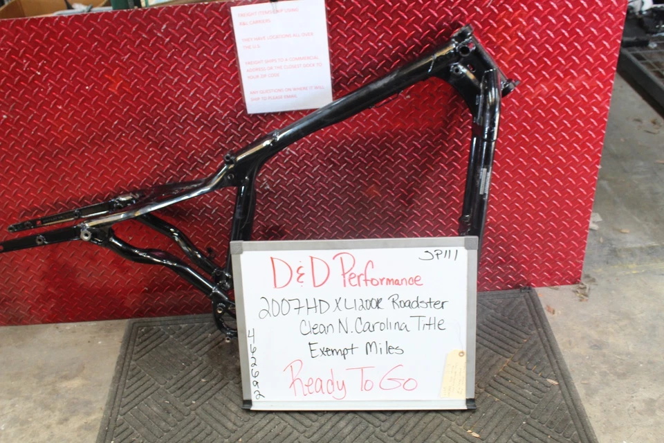 Harley Davidson Sportster XL1200R 2007 cuadro roadster recto bueno para usar SP111 Foto 3 de 4