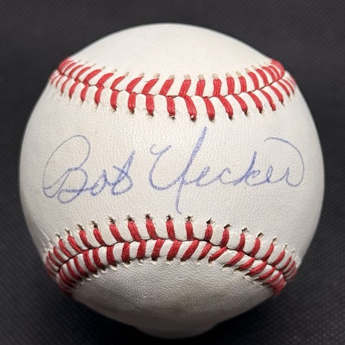 Bob Uecker Signed Baseball JSA COA Milwaukee Brewers HOF 03 Broadcaster Frick LE