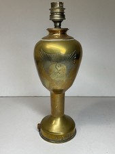 OBJET DE POILU LAMPE ART NOUVEAU 14-18 TRAVAIL DE TRANCHÉE TRENCH ART WW1