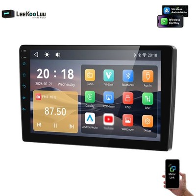 9' MP5 Player Carplay Android Auto Touch Screen Car Stereo Radio BT Double 2Din