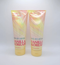 Victoria's Secret Pink Sun Splashed Vanilla Dreamy Body Lotion 8 oz Set of 2
