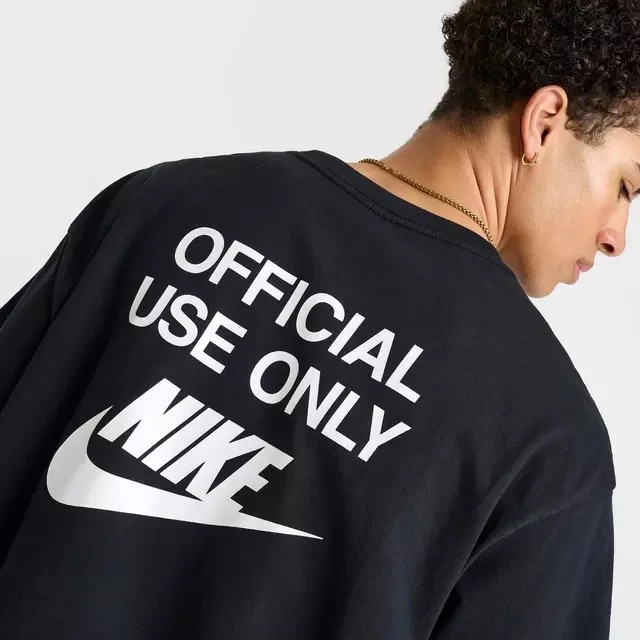 Men's Nike Sportswear Max 90 Official Use Only T Shirt - Black