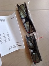 2x  Toshiba FPT AG04G 3D Brillen   3-D Brille...