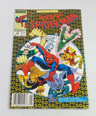Web of Spider-Man #50 (1989) Newsstand ~ Marvel Comics-MCU