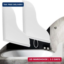 Spidfee Shower Splash Guard Kit, Large Splash Guards for Bathtub Waterproof Self