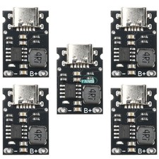 5Pcs Type-C 3.6V 2.4A Lithium Phosphate Battery Charger Module Charging Board