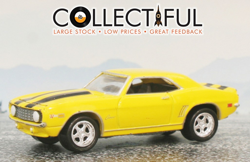 Chevrolet Camaro 1969 - Johnny Lightning - 1999 - Yellow - Diecast Car 🔥732