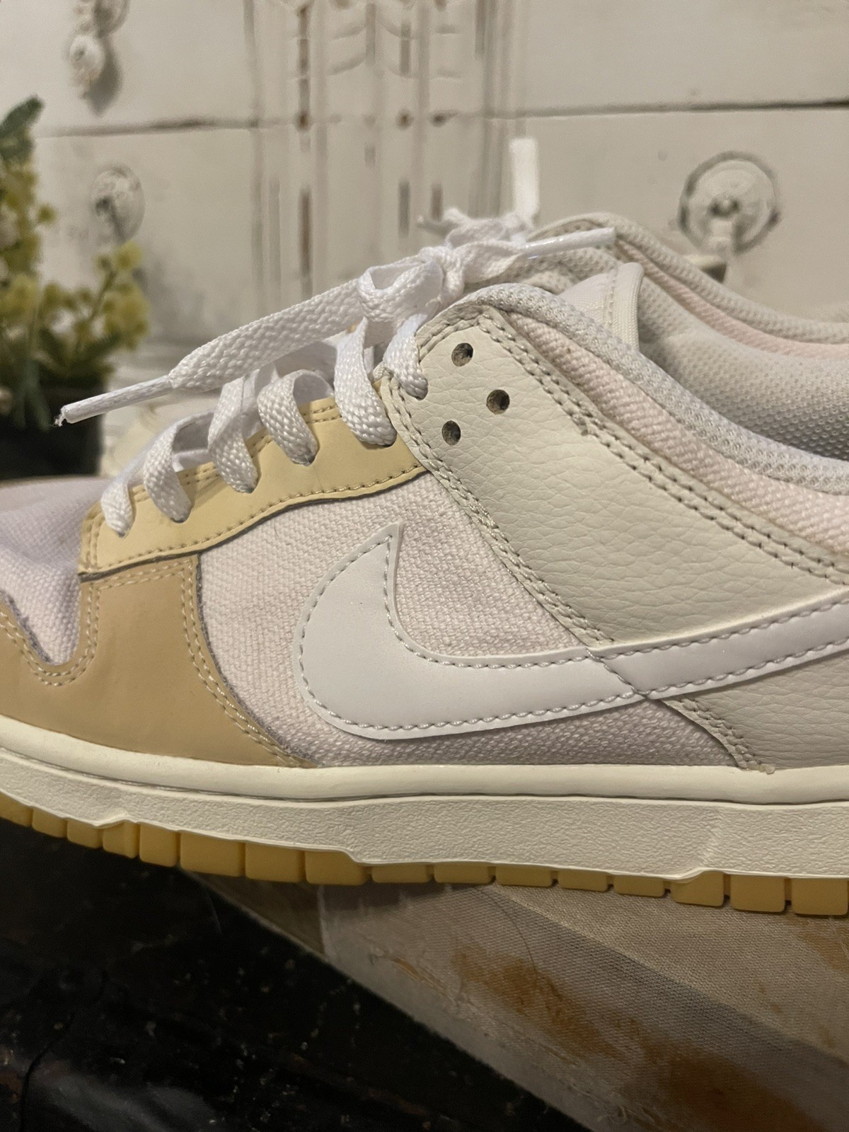 NIKE DUNK LOW SE "PATCHWORK IF LOST RETURN TO" WH… - image 10