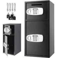 Uimoso 33" Strong Larger Digital Keypad Security Box W/ Safe Lock Money Jewelry