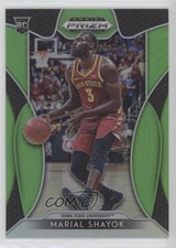2019-20 Panini Prizm Draft Picks Neon Green Prizm 122/125 Marial Shayok #56 xm5