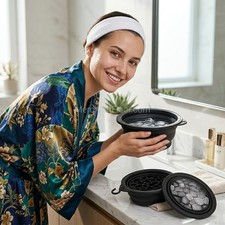 Foldable Silicone Ice Bowl  Face Facial Skincare Tool.