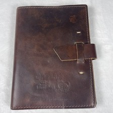 Rustico Brown Leather Journal Cover 8x6 Refillable Writing Drawing Notebook