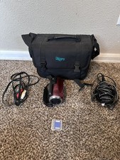 Sony Handycam DCR-SR47 Red HDD Camcorder Video Camera 60x Zoom 60GB