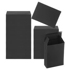 20 x 3.8x2.8x1.2" Paper Soap Box Soap Boxes Rectangle Black