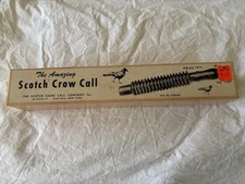 The Amazing Scotch Crow Call No 1707 In Box  Complete Excellent Condition NR