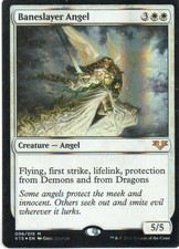 MTG: From the Vault: Angels: Foil Baneslayer Angel: Lightly Played Condition
