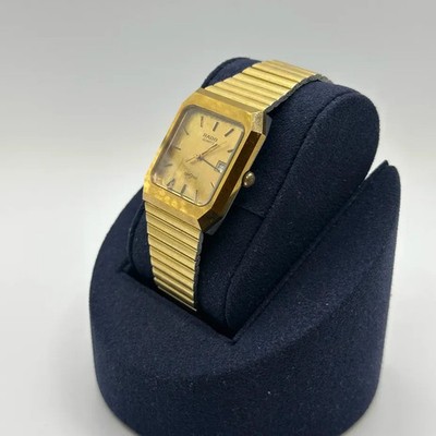 Rado DIASTAR 105.0117.3 Men's Gold Vintage Watch Swiss Made Quartz