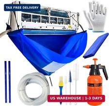 Ac Cleaning Bag With Support Rods, Mini Split Cover Kit, Waterproof Air Conditio