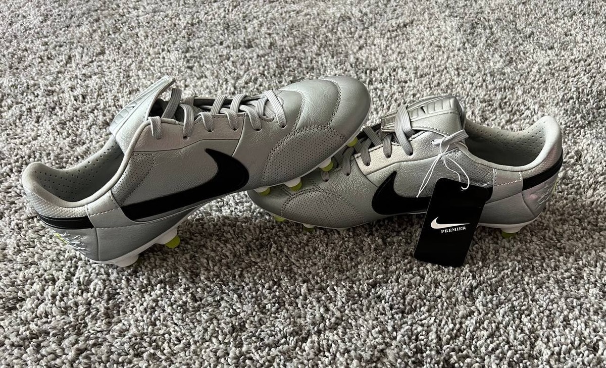 Nike Premier III 3 FG Silver Black AT5889 004 Soccer Cleats Men s 6.5 eBay